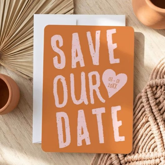 Funky Bold Font Einladung