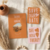 Funky Bold Font Einladung