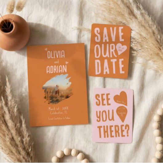 Funky Bold Font Einladung