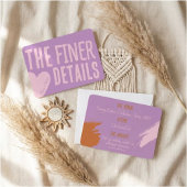 Funky Bold Font Einladung