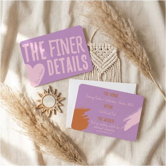 Funky Bold Font Einladung