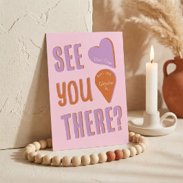 Funky Bold Font Einladung