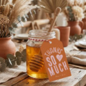 Funky Bold Font Geschenkanhänger