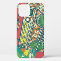 Funky Boom Box Farbiges Design
