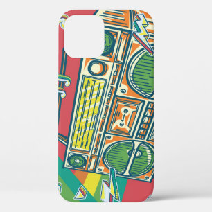 Funky Boom Box Farbiges Design Case-Mate iPhone Hülle