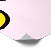 Funky Boombox Zeichne Design Poster (Ecke)