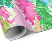 Funky Brights Christmas Tree Geschenkpapier (Rolleneckpunkt)