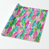 Funky Brights Weihnachtsbaum Geschenkpapier (Ungerollt)