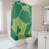 Funky broccoli duschvorhang (Beispiel)
