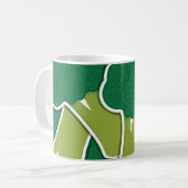 Funky broccoli kaffeetasse (Vorderseite Links)