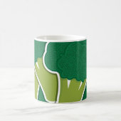 Funky broccoli kaffeetasse (Mittel)