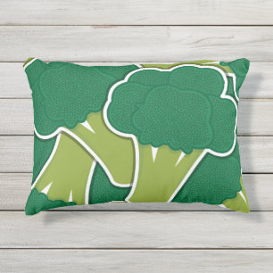Funky broccoli kissen für draußen