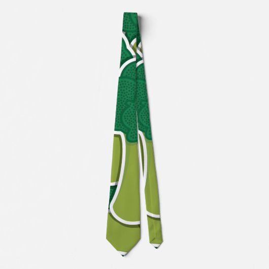 Funky broccoli krawatte (Vorderseite)