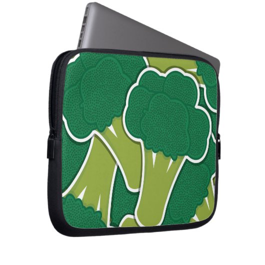 Funky broccoli laptopschutzhülle (Vorne Rechts)