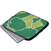 Funky broccoli laptopschutzhülle (Vorne Knopf)
