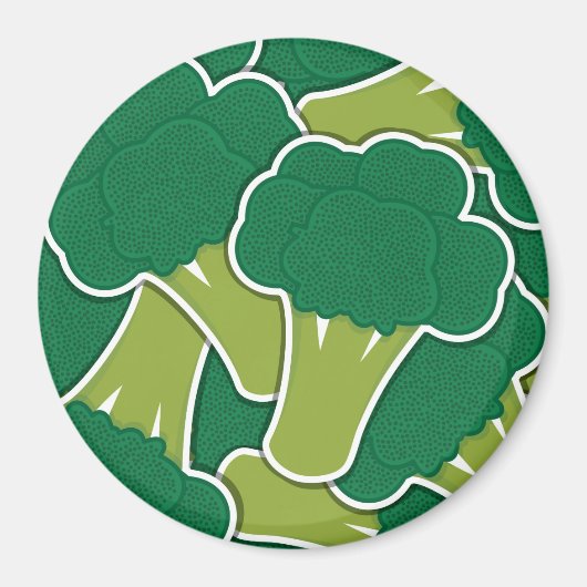 Funky broccoli magnet (Vorne)