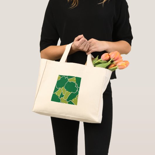 Funky broccoli mini stoffbeutel (Vorderseite (Produkt))