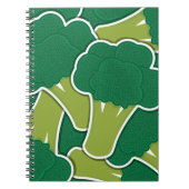 Funky broccoli notizblock (Vorderseite)