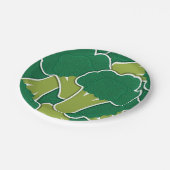 Funky broccoli pappteller (Schrägansicht)