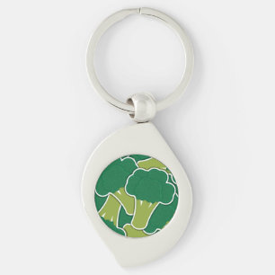Funky broccoli schlüsselanhänger