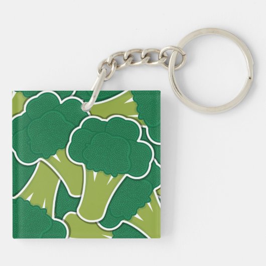 Funky broccoli schlüsselanhänger (Rückseite)