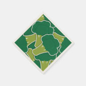 Funky broccoli serviette (Ecke)