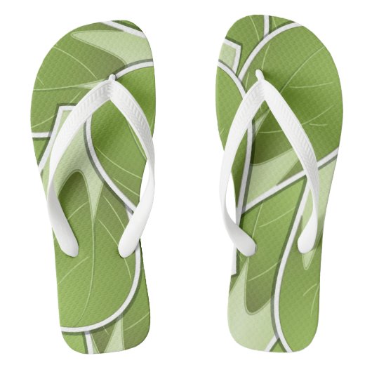 Funky brussel sprossen badesandalen (Fußbett)