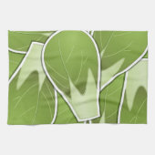 Funky brussel sprossen handtuch (Horizontal)