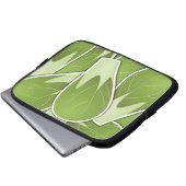 Funky brussel sprossen laptopschutzhülle (Vorne Knopf)