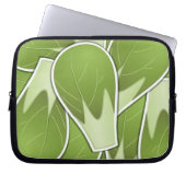 Funky brussel sprossen laptopschutzhülle (Vorderseite)