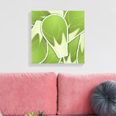 Funky brussel sprossen leinwanddruck (Insitu (Wohnzimmer))