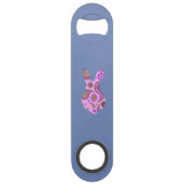 Funky Bunny in Crazy Paisley Bottle Opener Speed Flaschenöffner (Rückseite)