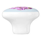 Funky Bunny in Crazy Paisley Keramikknauf (Seitenansicht)