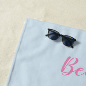 Funky Bunny in Crazy Paisley Strandtuch (Beispiel)