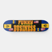 FUNKY BUSINESS JMT BARB 7 3/4" Skateboard Deck (Horizontal)