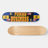 FUNKY BUSINESS JMT BARB 7 3/4" Skateboard Deck (Horizontal)
