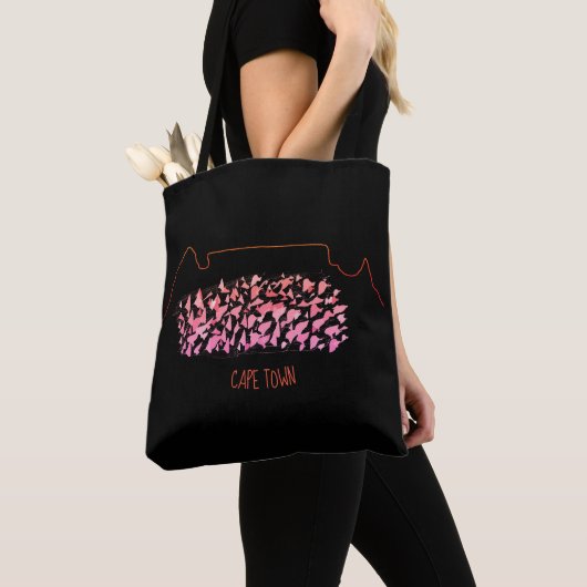 Funky Cape Town Table Mountain farbenfrohe Tote Ba Tasche (Von Nahem)