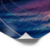 Funky Cat's Psychedelic Acid Dream World Poster (Ecke)