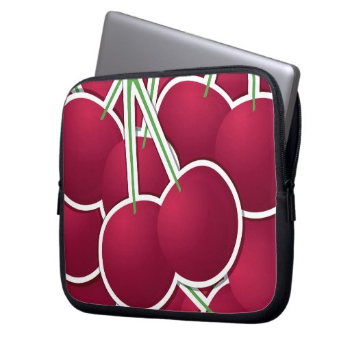 Funky cherry laptopschutzhülle (Vorderseite Links)