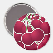 Funky cherry magnet (Vorderseite/Rückseite)