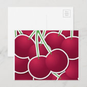 Funky cherry postkarte (Vorne/Hinten)