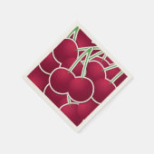 Funky cherry serviette (Ecke)