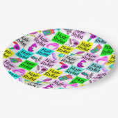 FUNKY, CHIC UND EINZIGARTIGER HAARESYL PAPPTELLER (Schrägansicht)