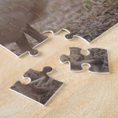 Funky Chicken Hen Hy Line Silver Brown Puzzle (Seite)