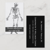 Funky Chiropractic und Wellness Visitenkarte (Vorne/Hinten)