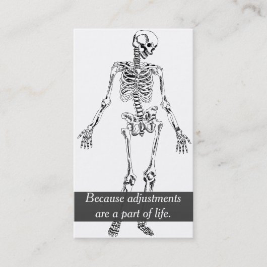 Funky Chiropractic und Wellness Visitenkarte (Vorderseite)