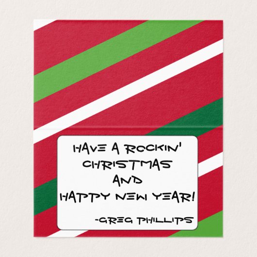 Funky Christmas Card #HolidayZ (Innenseite Aufgefaltet)