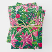 Funky Christmas Foliage Geschenkpapier Set (Beispiel)