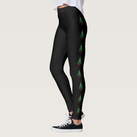 Funky Christmas Tree Sketch Leggings (Links)