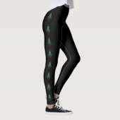 Funky Christmas Tree Sketch Leggings (Rechts)
